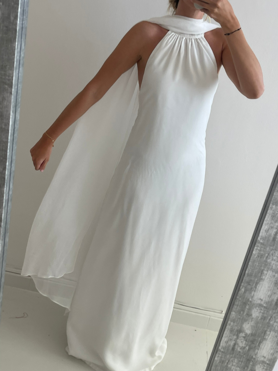 VESTIDO GALA BLANCO (PRE ORDER)